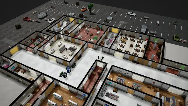 In-game view of Aurora Mall