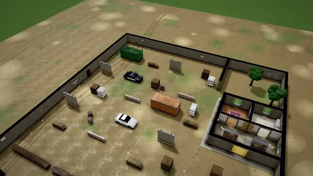 In-game view of Training Range